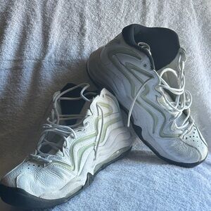 Nike White and Gray Athletic Shoes